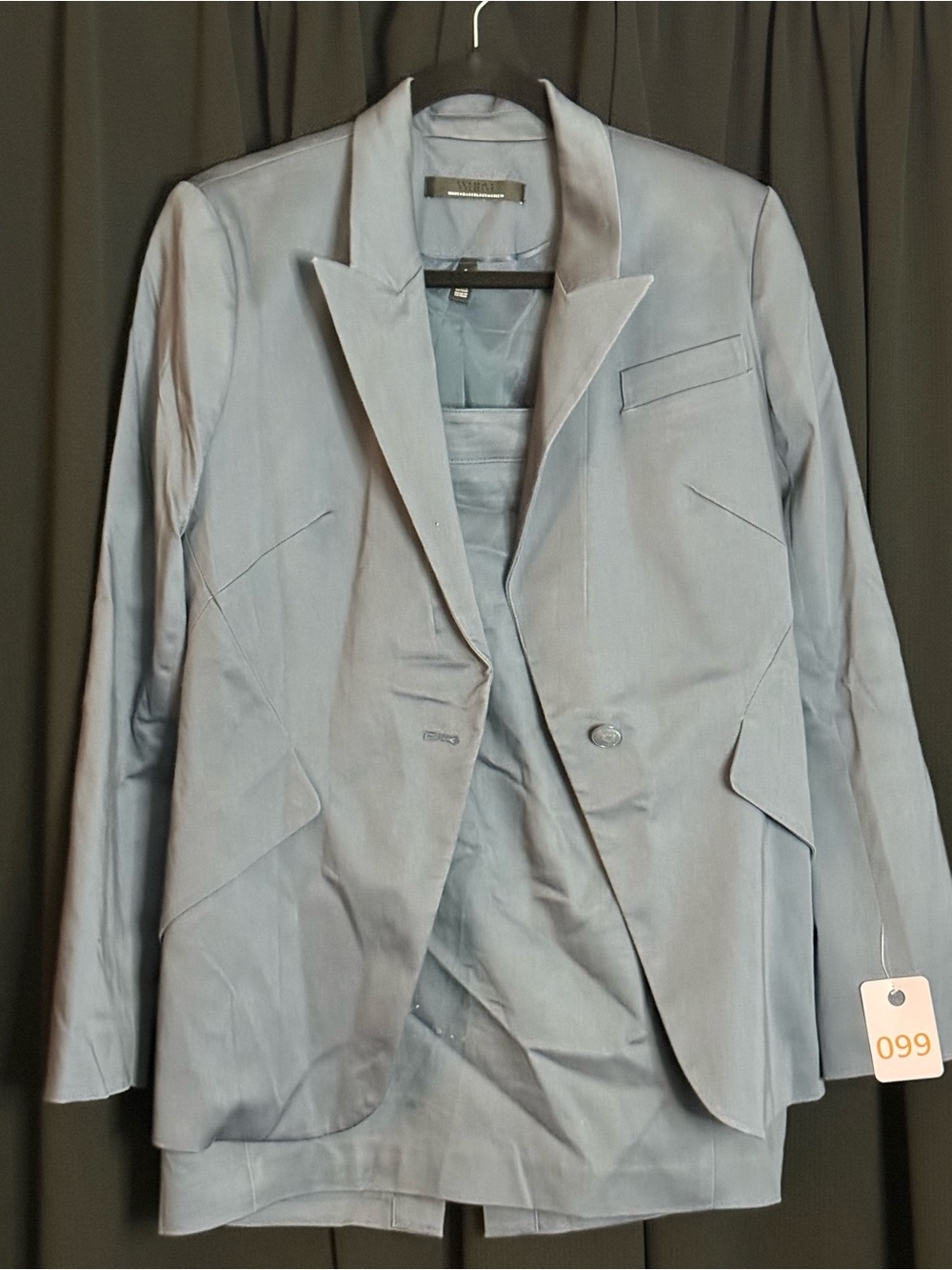 White House Black Market Light Gray Suit